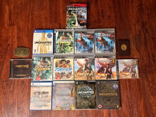 Lotto oggetti uncharted - lotto,