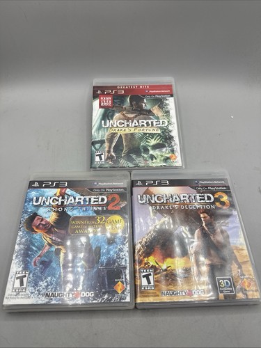 Lotto giochi uncharted - 2, 3