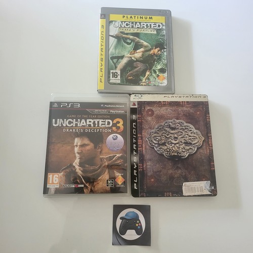Lot jeux uncharted - de, 3