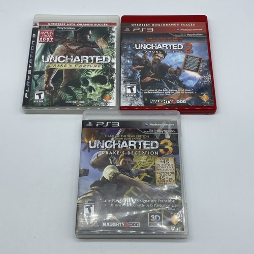 Uncharted 3 bundle lot - 2, &