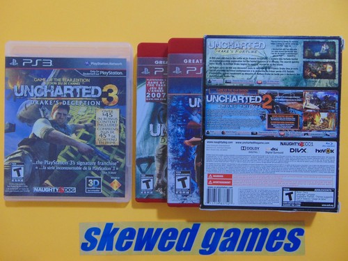 Uncharted trilogy bundle - 2, 3