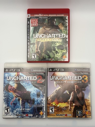 Lotto trilogia ps3 uncharted - ps3,