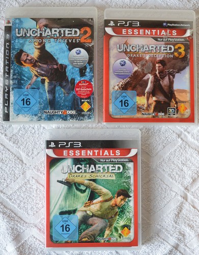Sony ps3 uncharted - ps3, 1+2+3