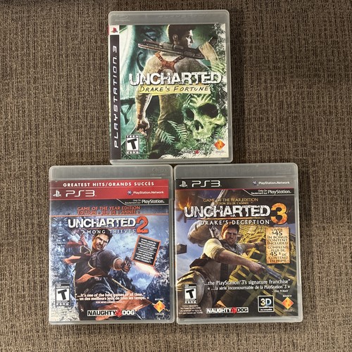 Uncharted 3 trilogy - 1,, 2