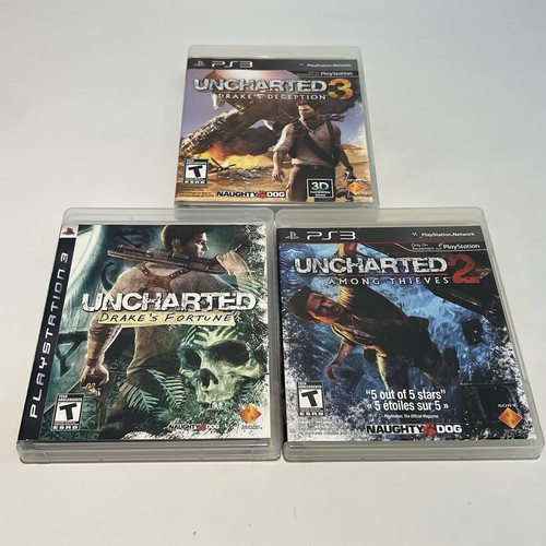 Uncharted trilogy lot - uncharted, 3