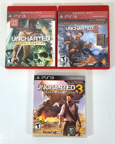 Uncharted trilogy bundle - uncharted, 3