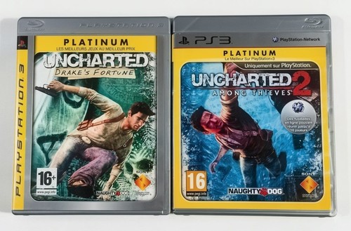 Uncharted ps3 lot - 1, 2
