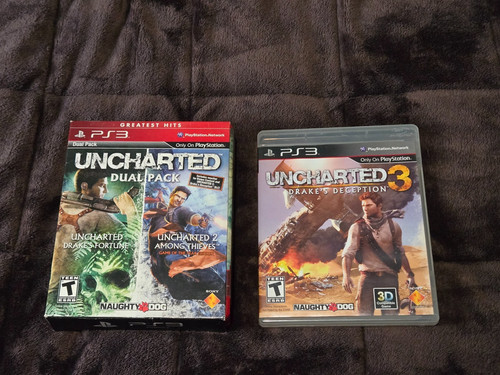 Lotto trilogia uncharted 3 - 1, 2