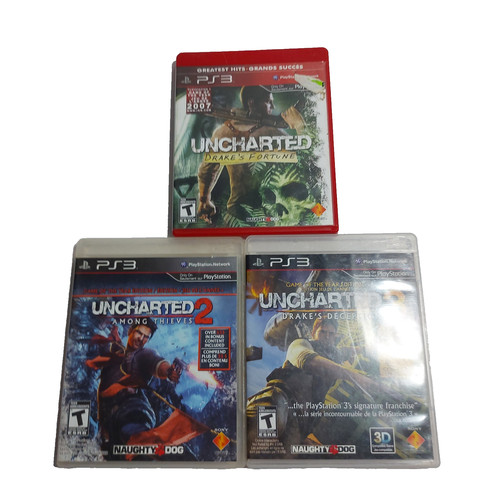 Uncharted 3 trilogy - 1,, 2