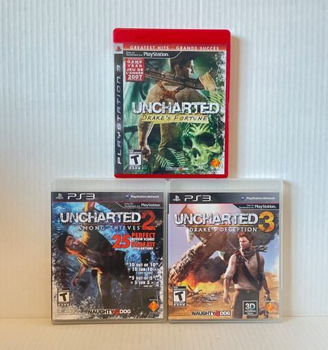 Uncharted trilogy 3 sony - trilogy,